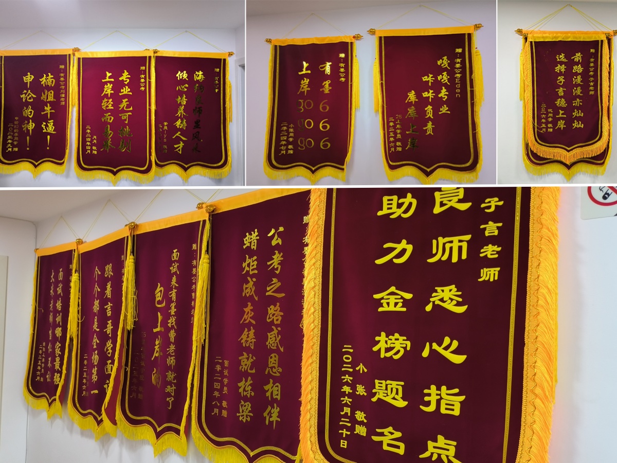 校区上岸荣誉墙全景墙